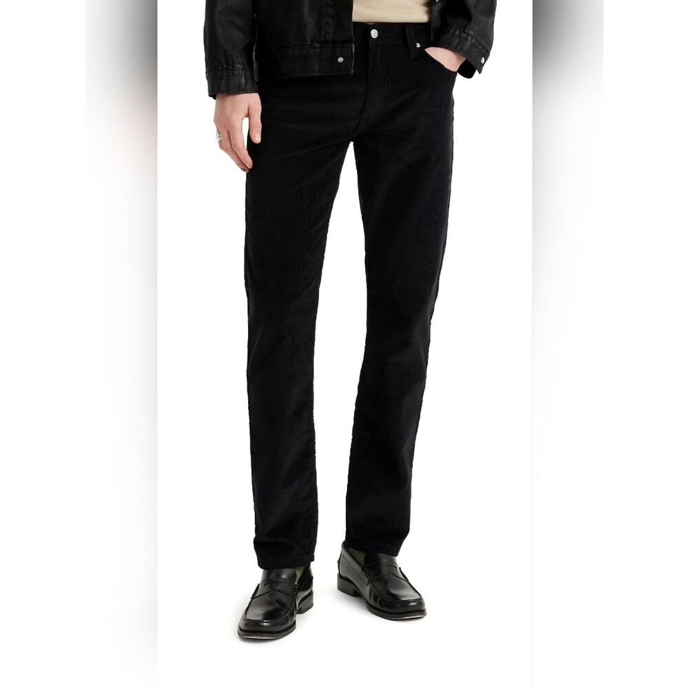 Levi's Men's 514 Corduroy Pants Black Size 32x34 CS-3676